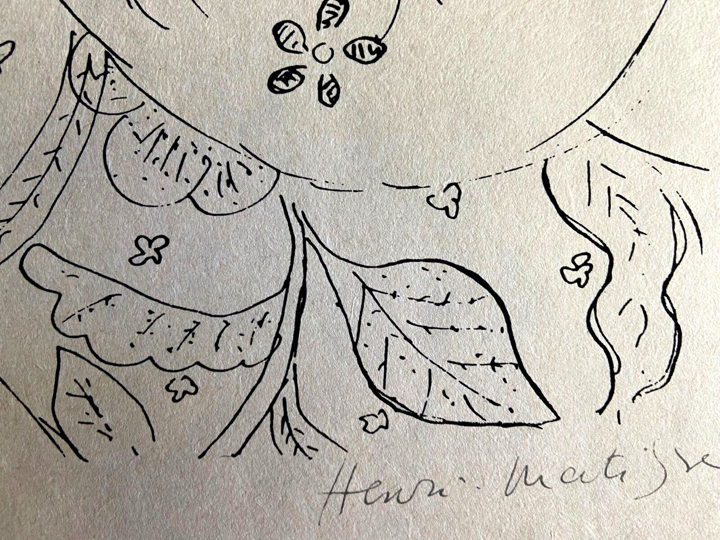 Henri-Matisse Lithograph Coa Hand Signed Numbered In Pencil Collection