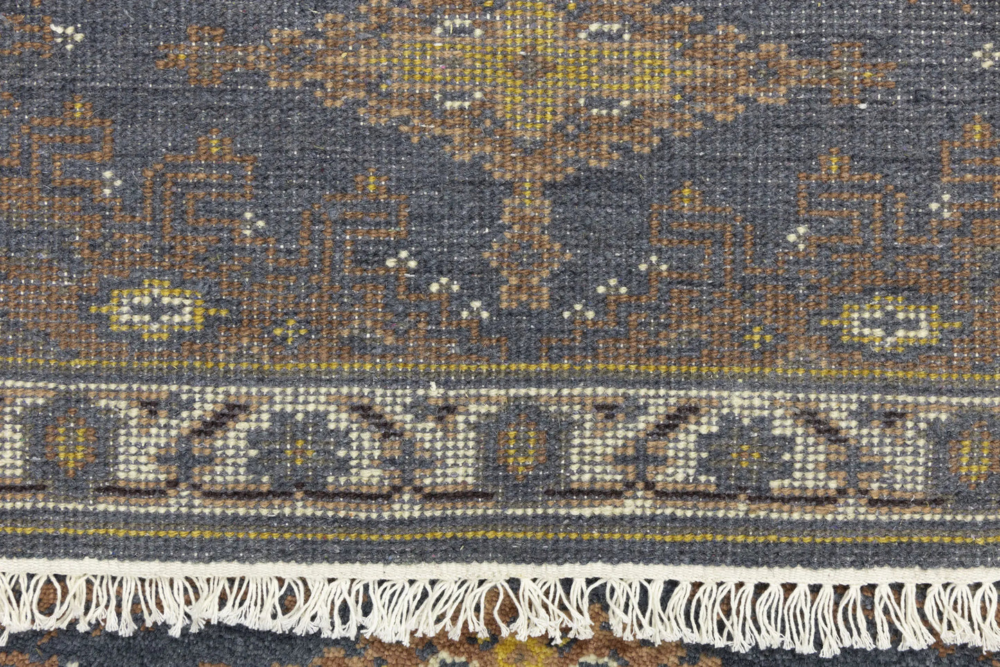 Indo-Viss Oriental Runner Rug Tribal Geometric