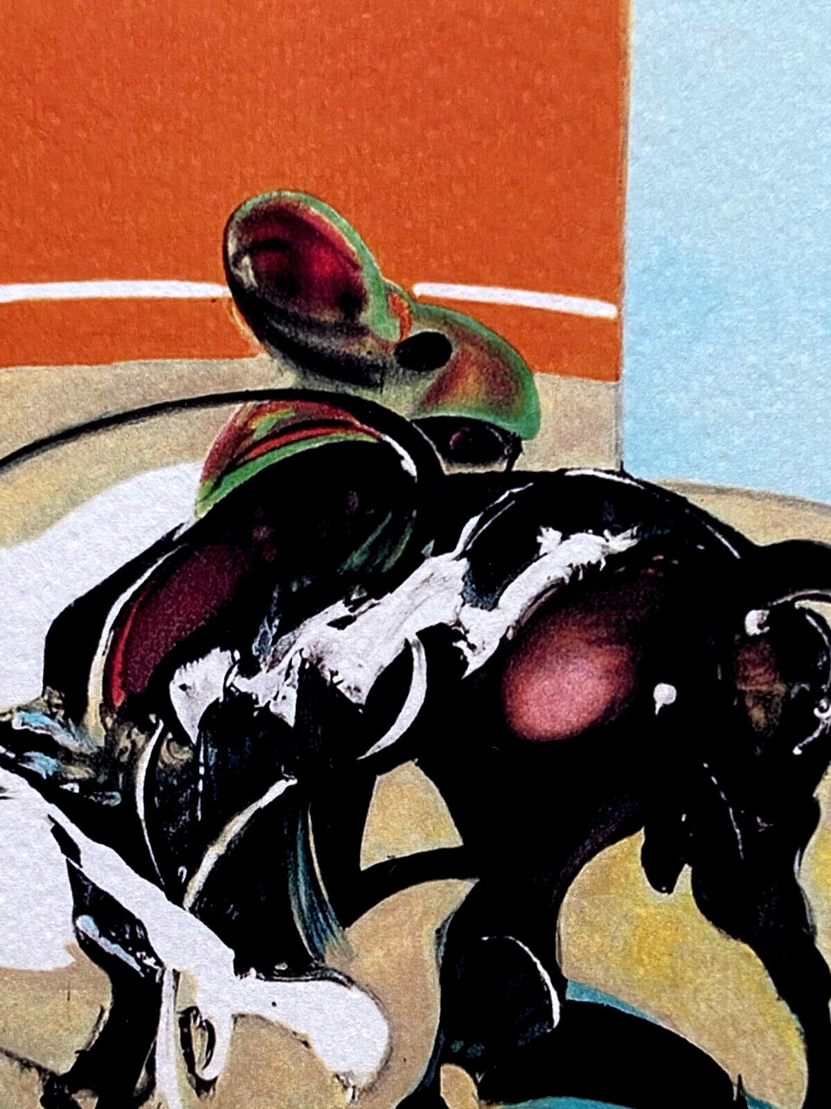 Francis Bacon Lithograph Coa Signed Op Published