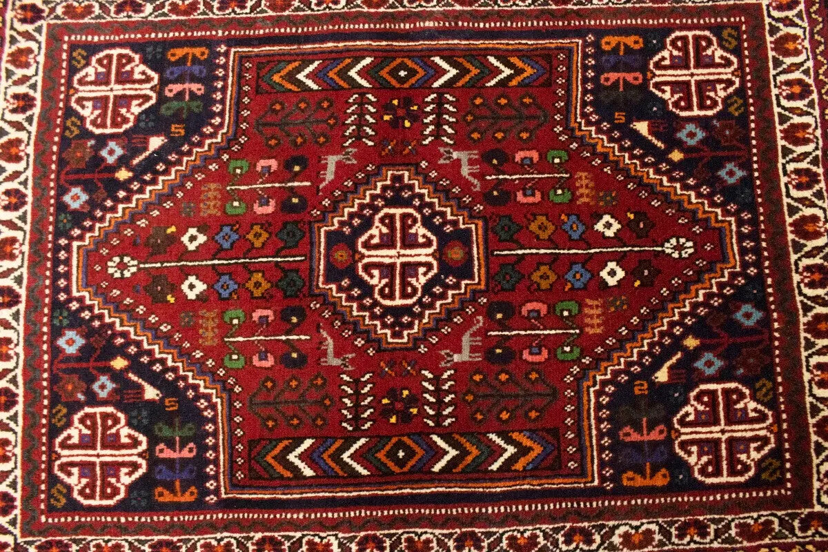 Handmade Tribal Oriental Rug Geometric Wool