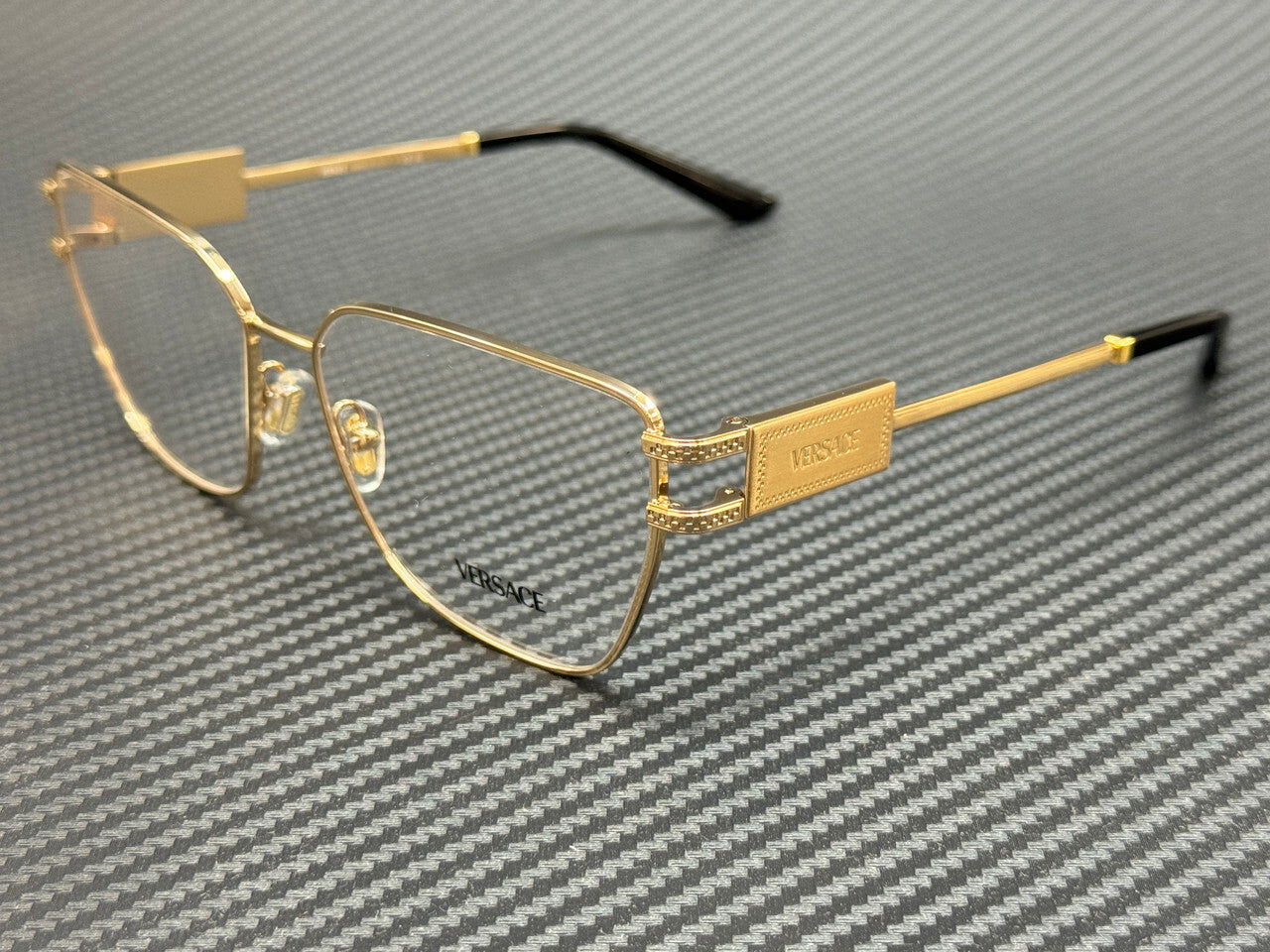 Versace Ve1301 1002 Gold Women'S 57 Mm Eyeglasses