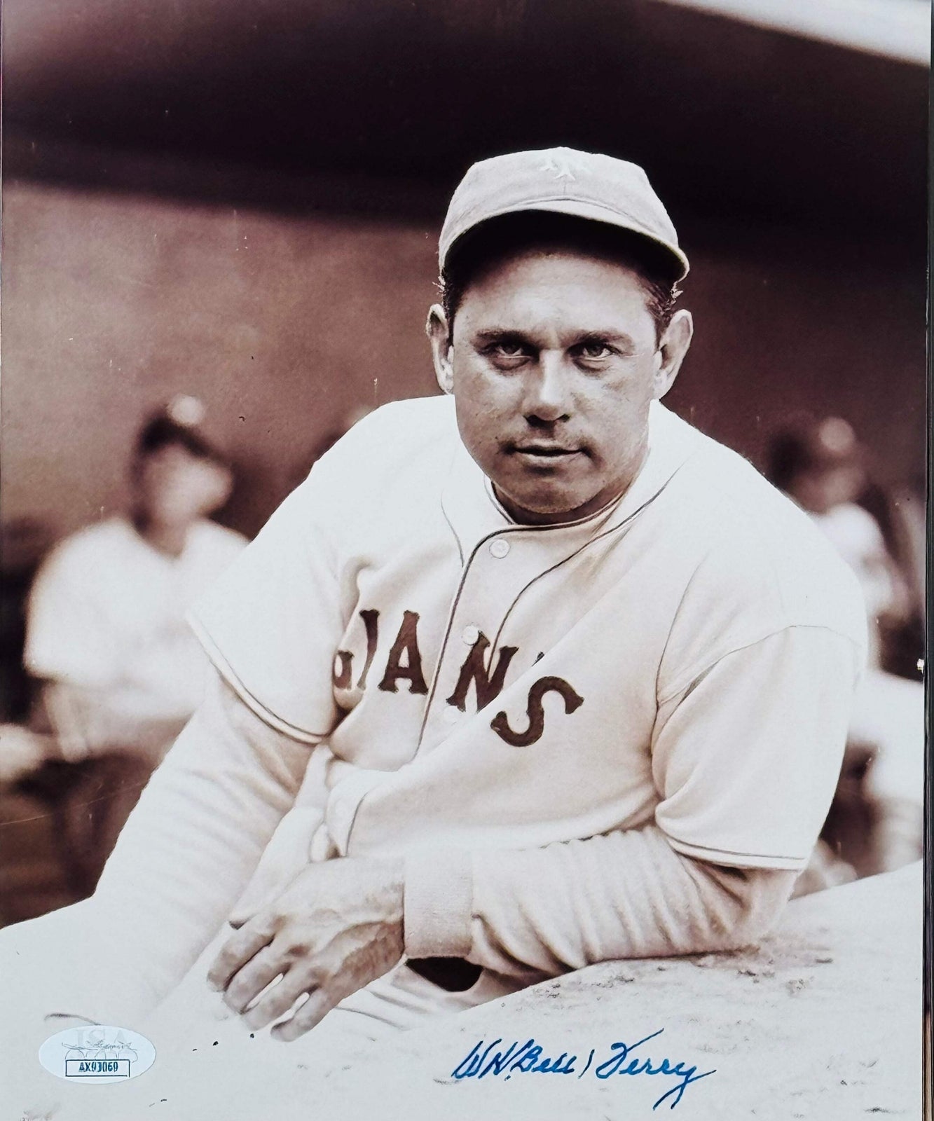 Bill Terry Autographed 8X10 Baseball Photo (Jsa)