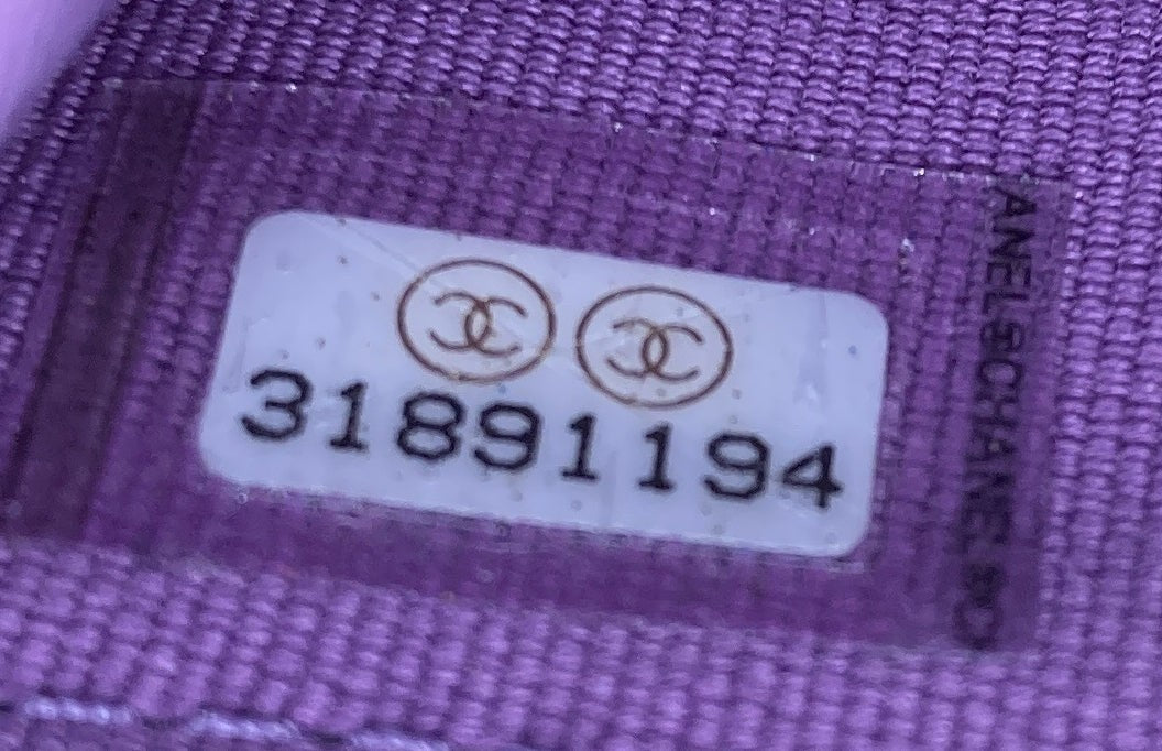 Chanel Pending Cc Card Holder On Chain Quilted Lambskin