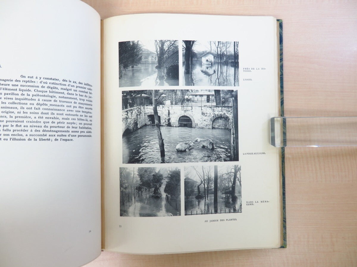 Paris Inonde La Crue De Janvier 1910 Photo Book 1St Edition 1910 Complete French