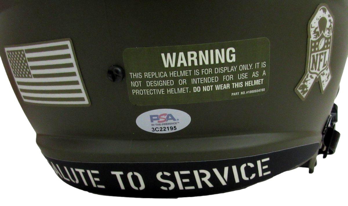 Brian Dawkins Signed Salute To Service Full Size