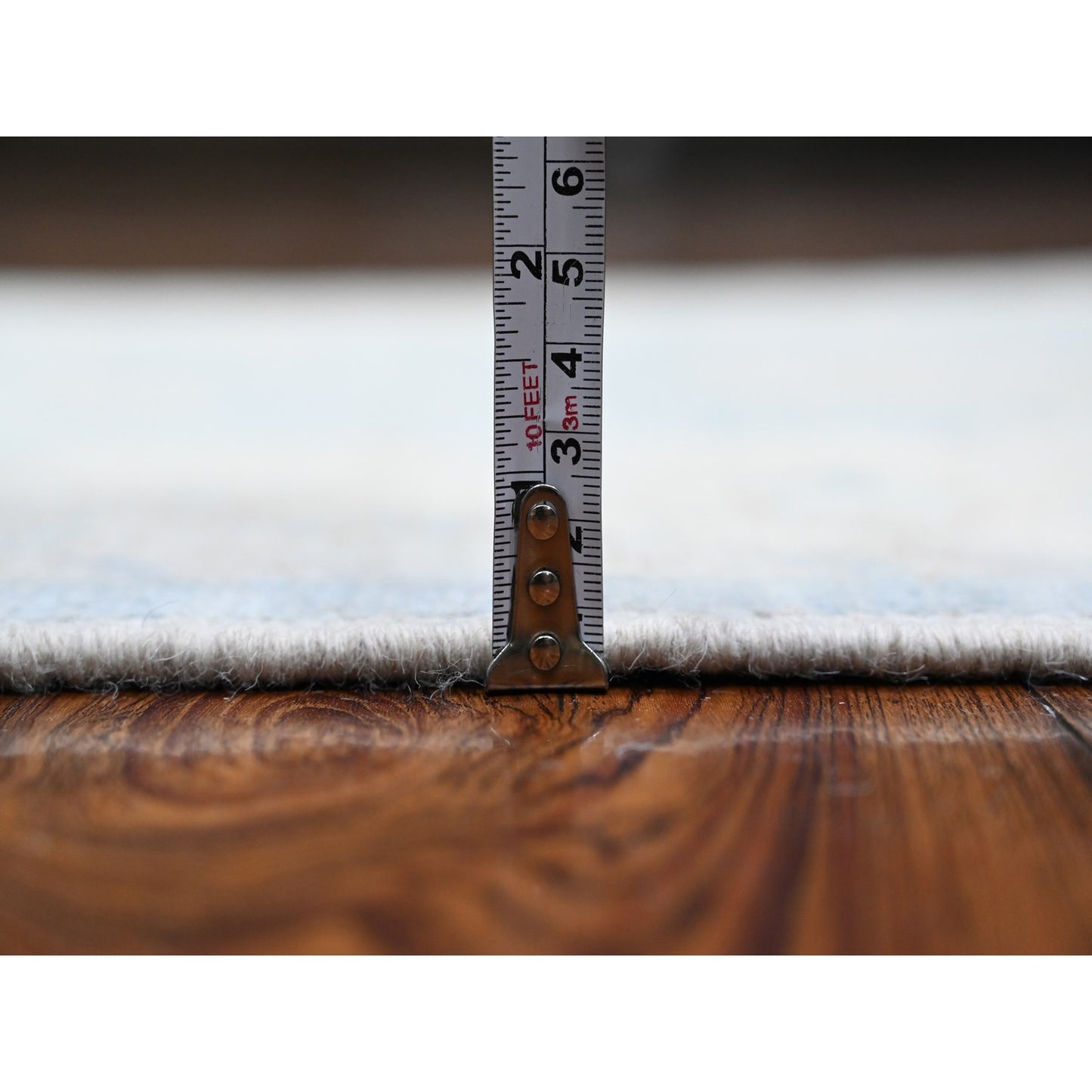 2'9"X15'4" Riviera Blue Afghan Angora Oushak Xl Runner Oriental Rug