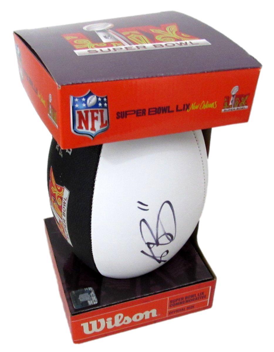 A.J. Brown Signed/Auto Super Bowl Lix Logo