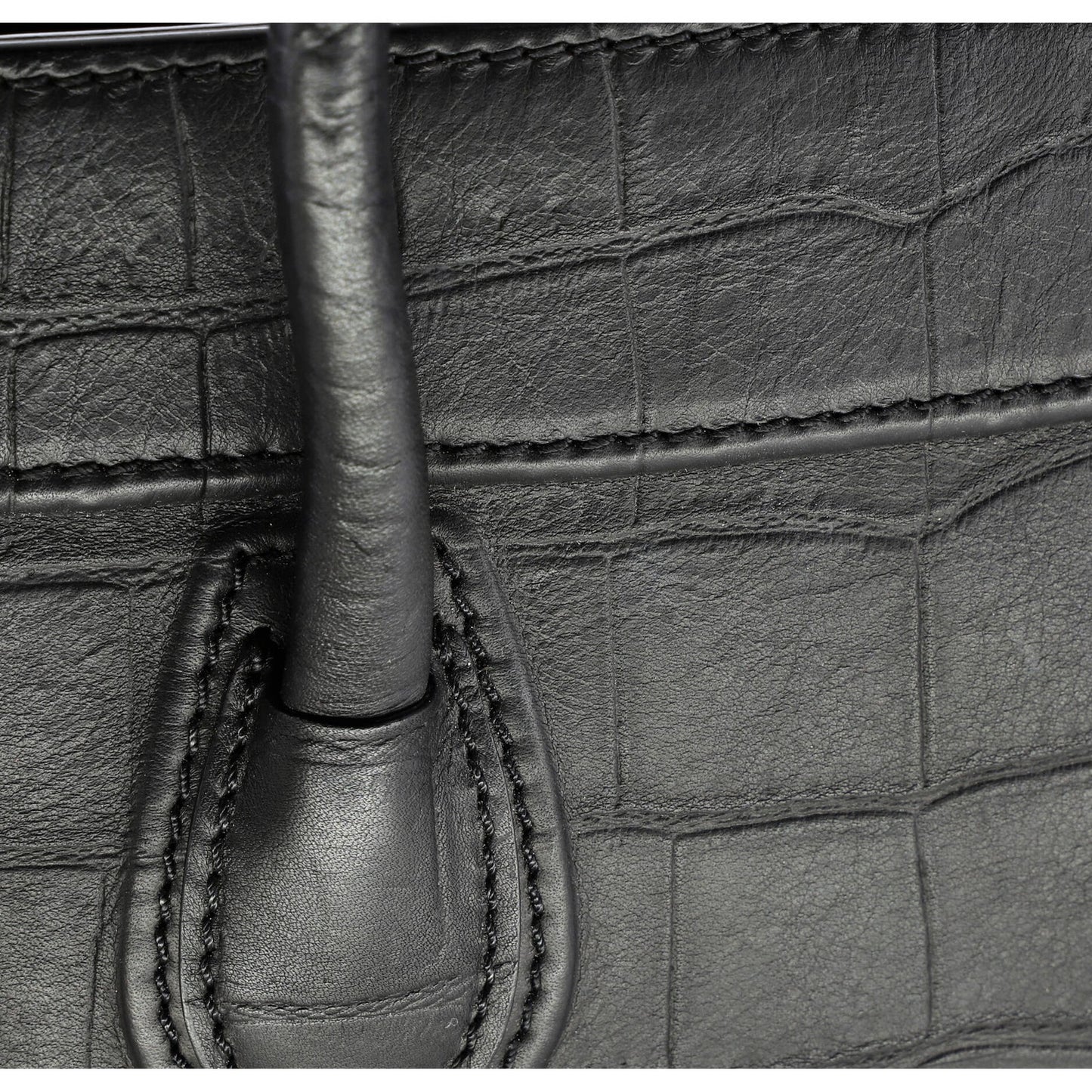 Celine Phantom Bag Crocodile Embossed Leather Medium