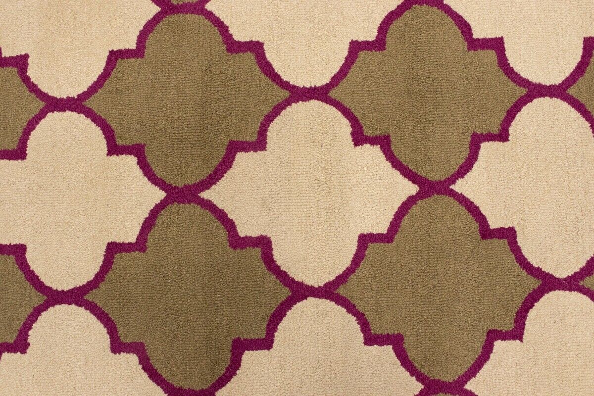 Trellis Design Multicolored 5X8 Modern Rug