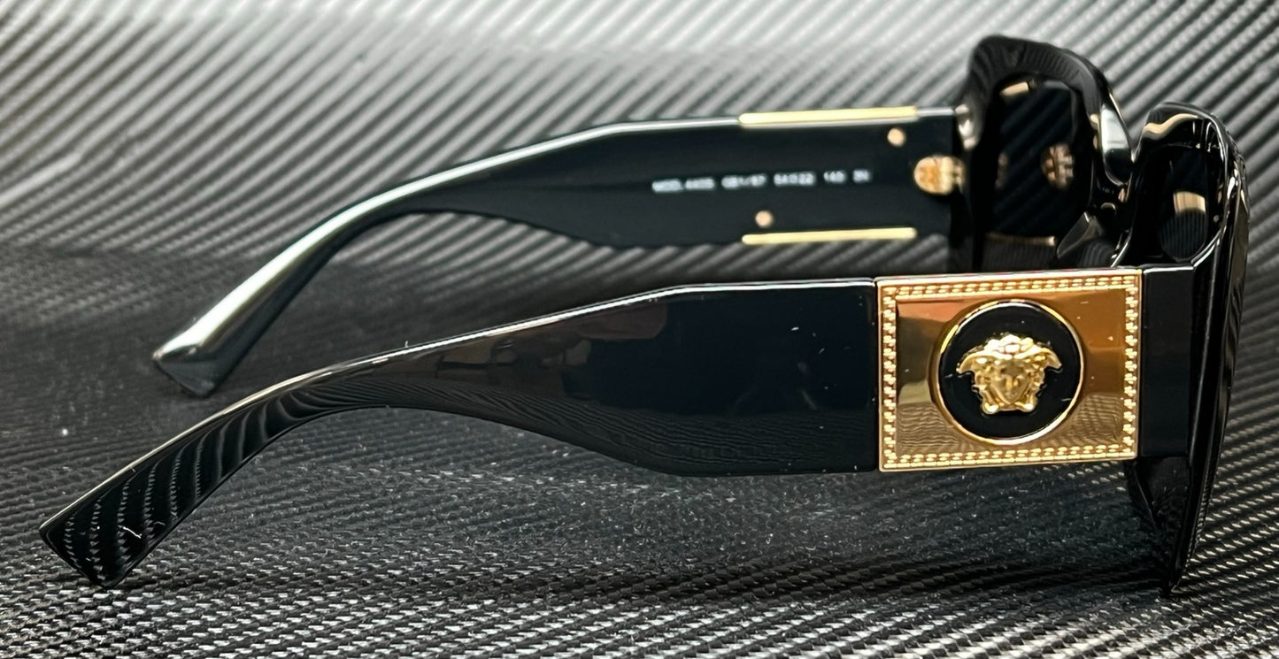 VERSACE VE4405 GB1 87 Black Square Pilot Men's 54