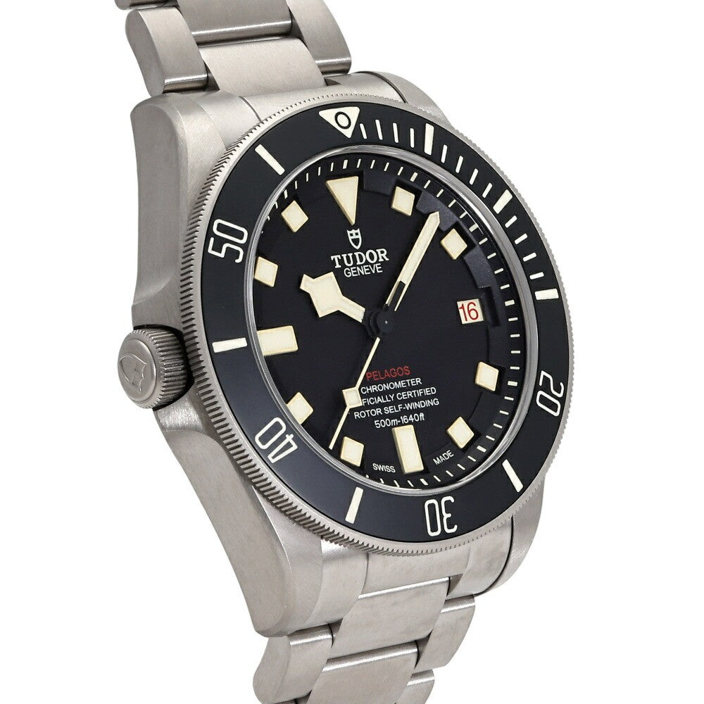 Tudor 25610Tnl-0001 Black Men'S Used Watch #61030