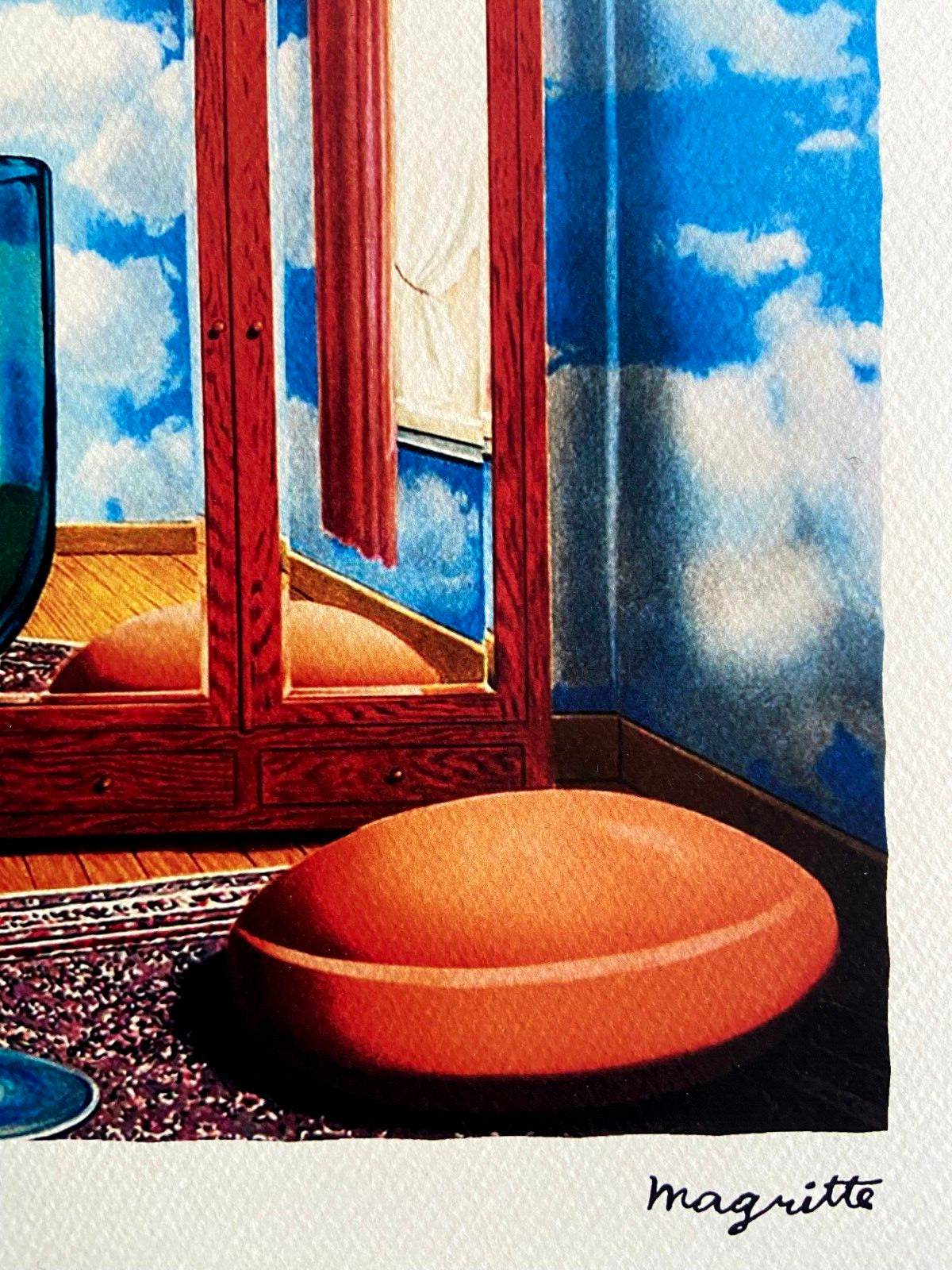 Ren Magritte Lithograph Coa Signed Numbered By