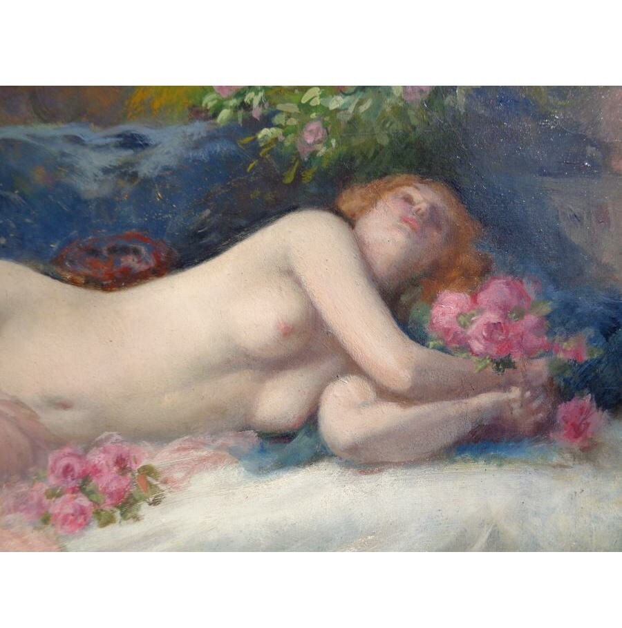 Albert Joseph Penot Signed Original Painting Oil