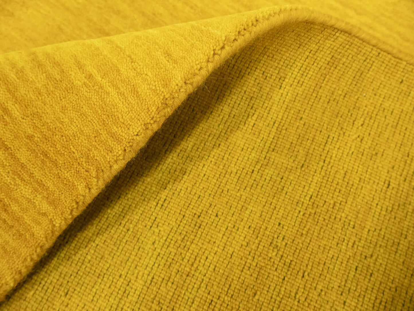 Solid Design Hand-Loomed 9X12 Gabbeh Wool Rug