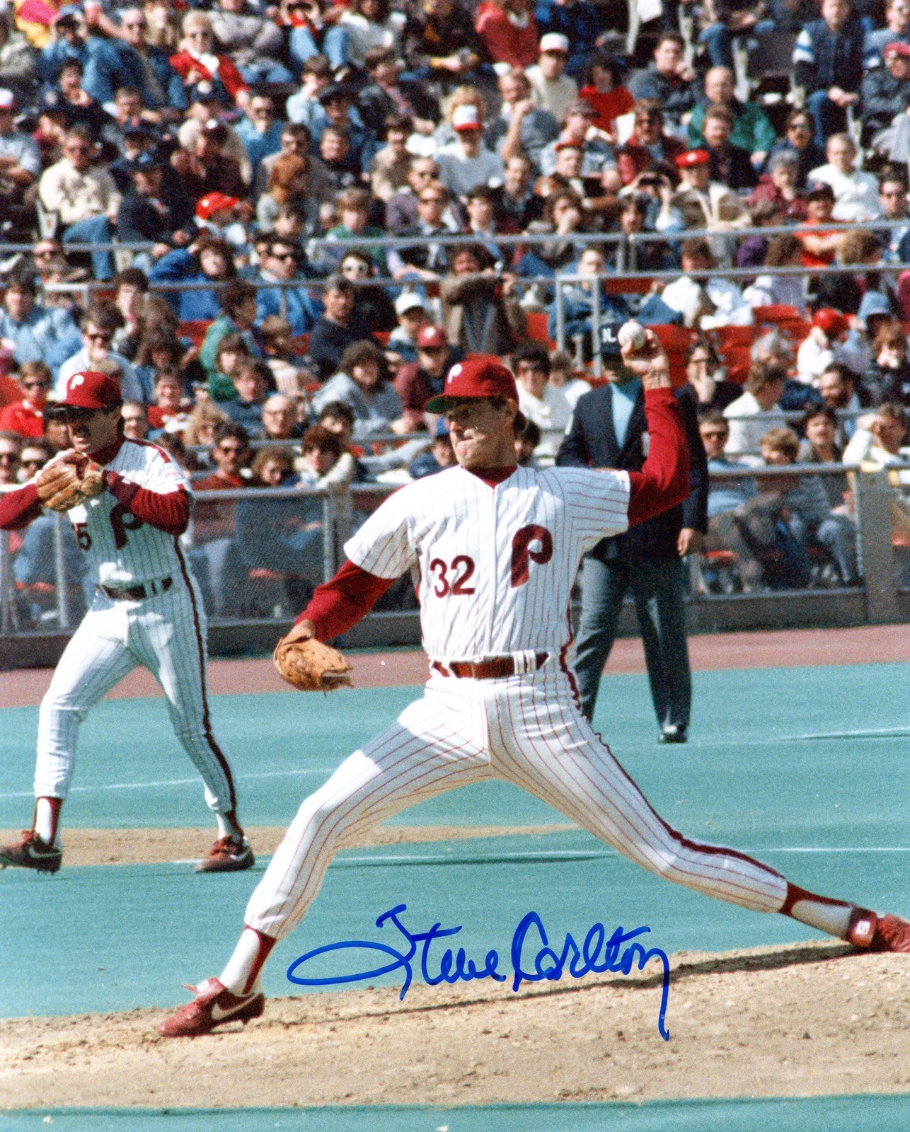 Steve Carlton Autographed 8X10 Photo (Jsa)