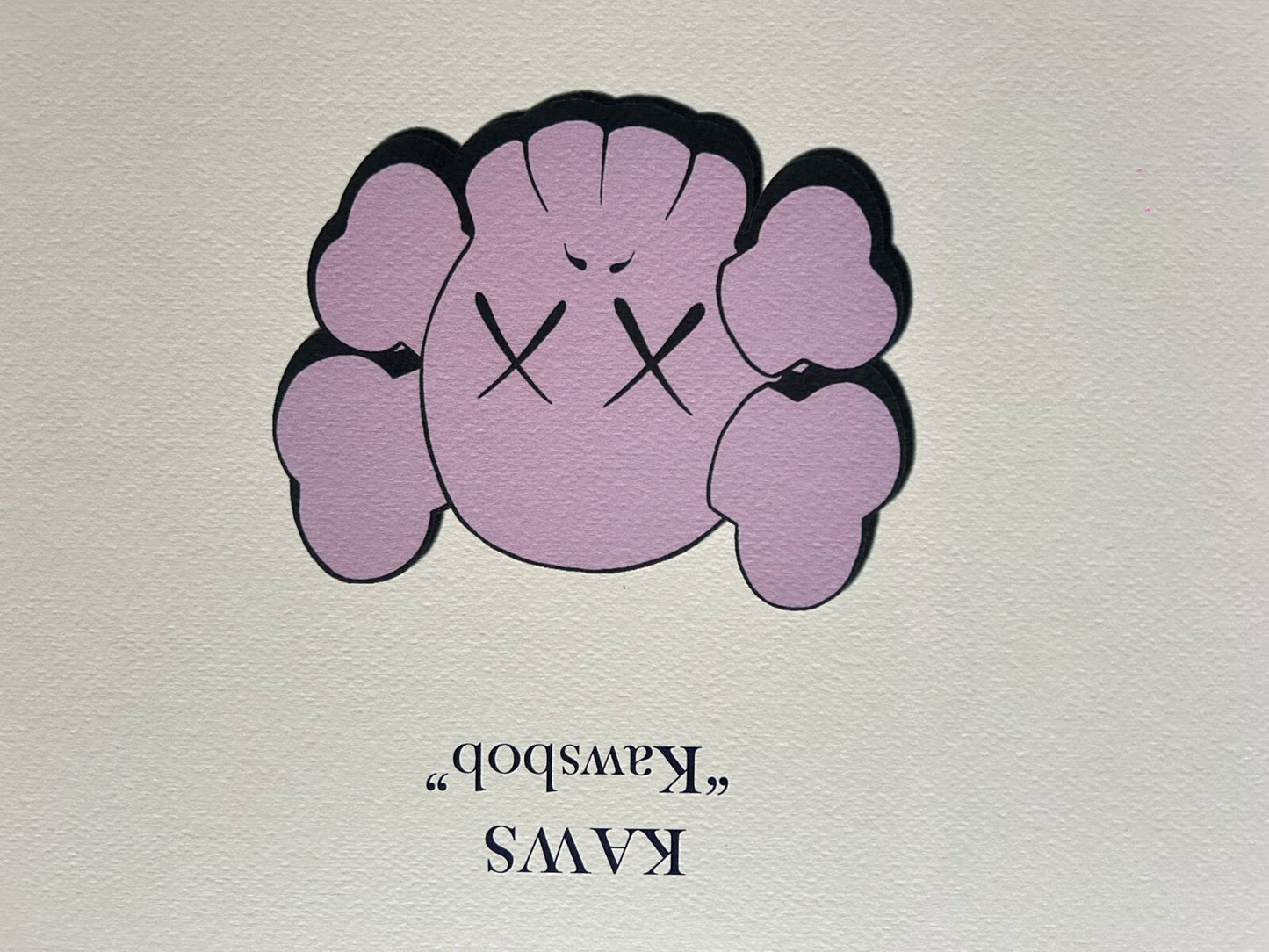 Kaws Lithograph Coa Numbered Limited Certified