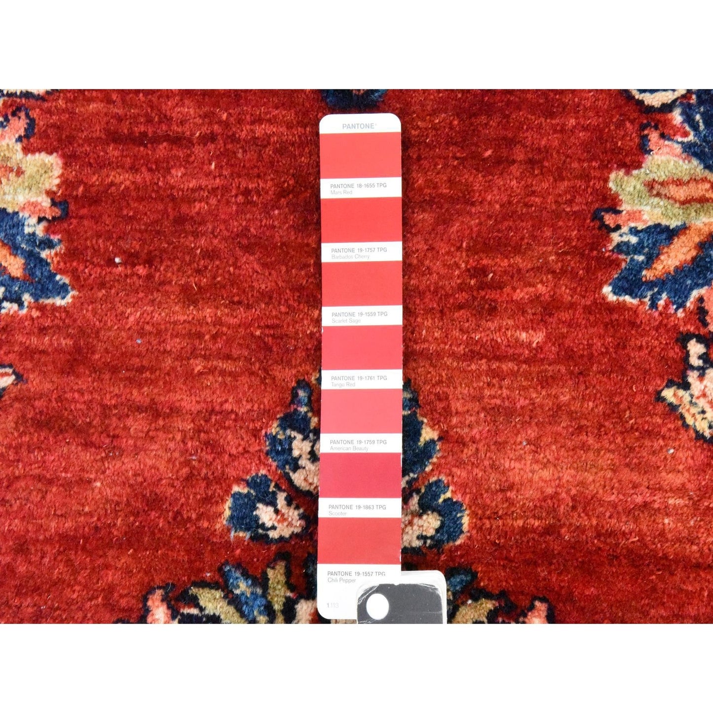 10'2"X13'3" Red Semi Antique Zoroastrian Saroogh Wool Hand Knotted Rug