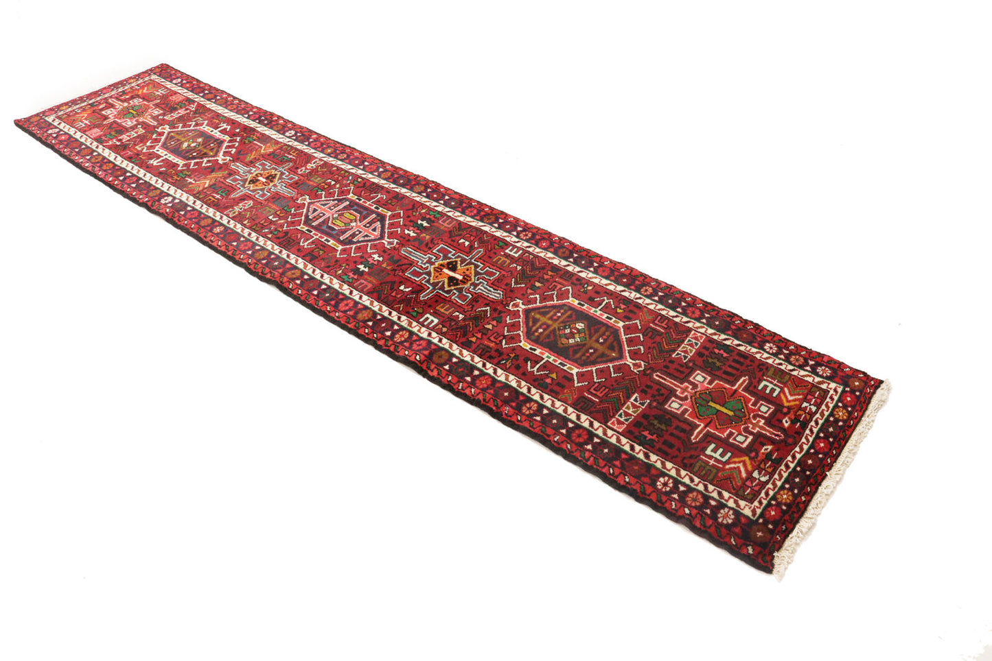 4'6X10 Ft Handmade Tribal Runner Rug Reindeer