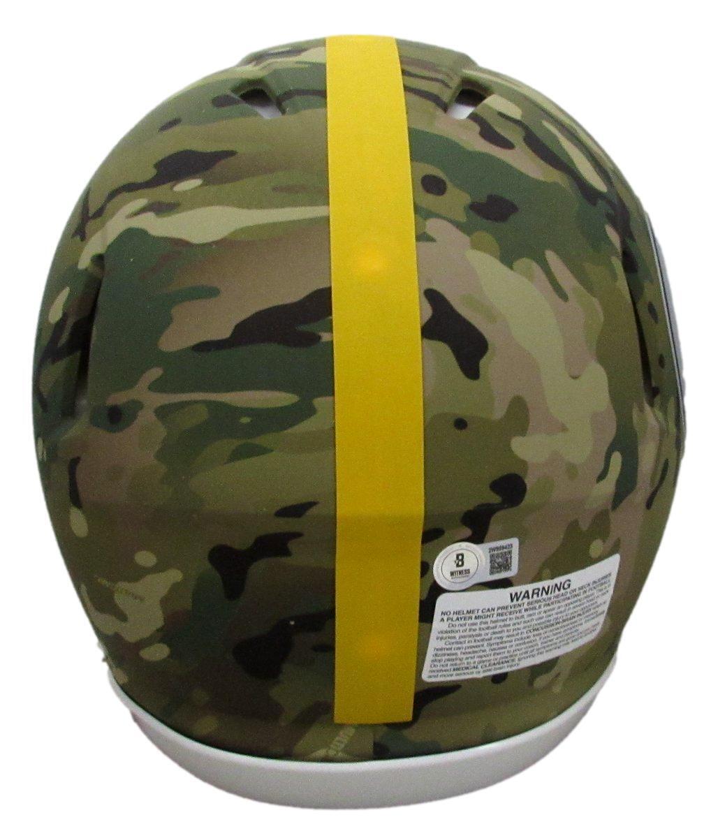 Troy Polamalu Hof Signed Full Size Authentic Camo