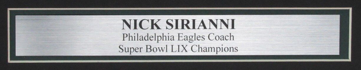 Nick Sirianni Signed/Auto 16X20 Photo