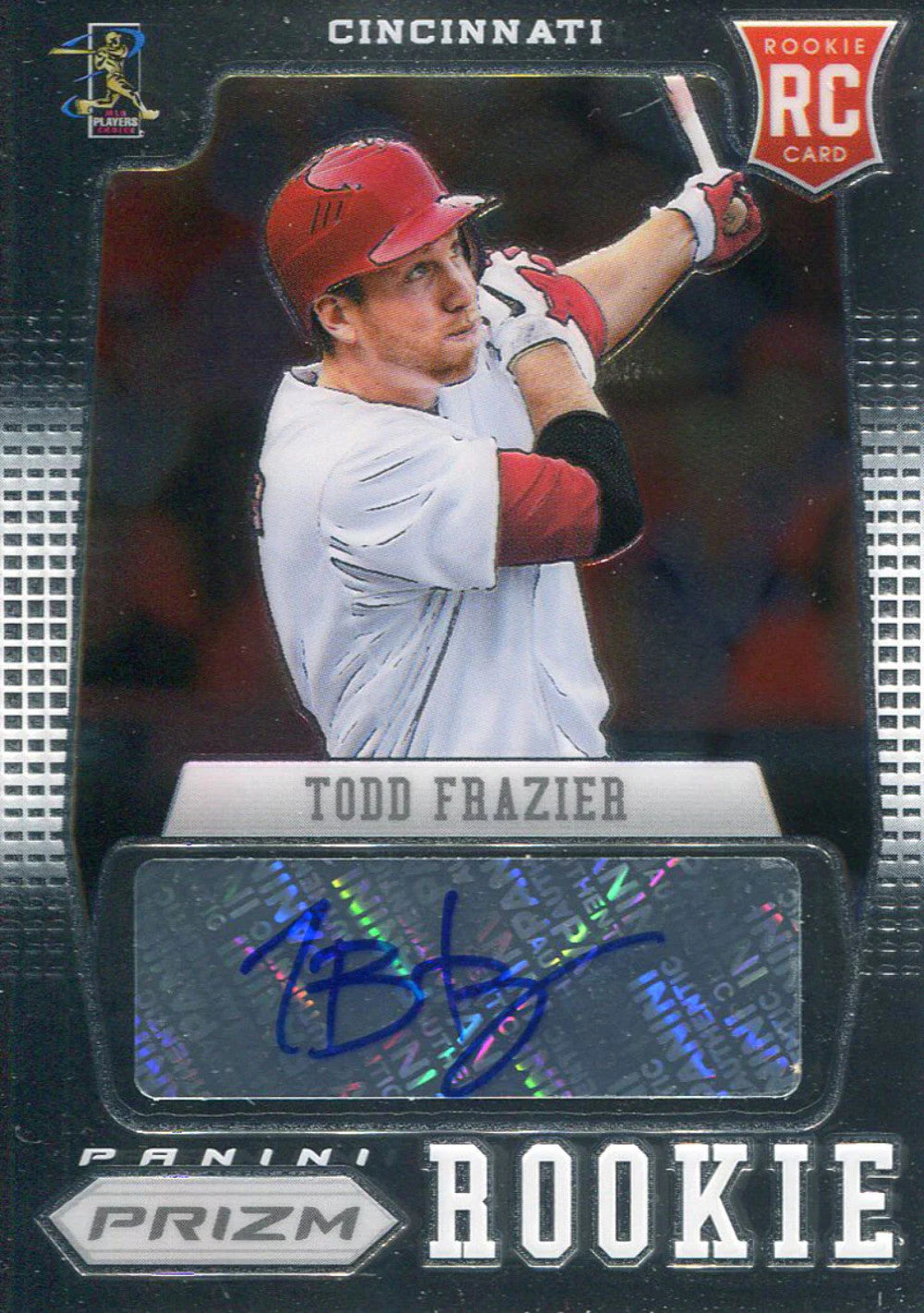 Todd Frazier Autographed 2012 Panini Prizm Rookie Card