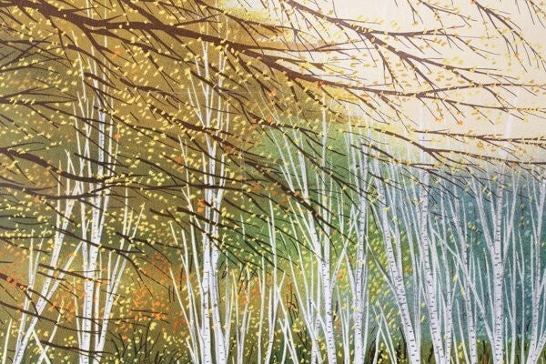 Fanch Ledan (France 1949) - "Small Birch Path
