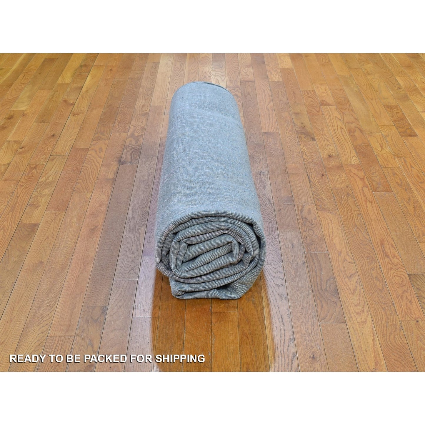 9'X12'5" Pink Cardiac Design Textured Wool And Pure Silk Hand Knotted Rug