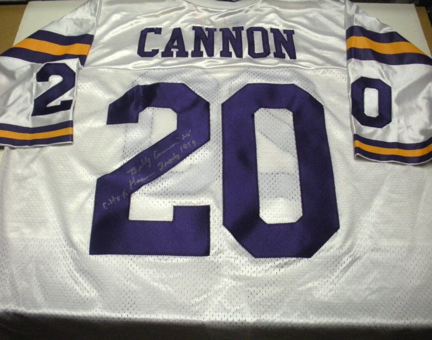 Billy Cannon Lsu Tigers Heisman 59 W/Coa Signed