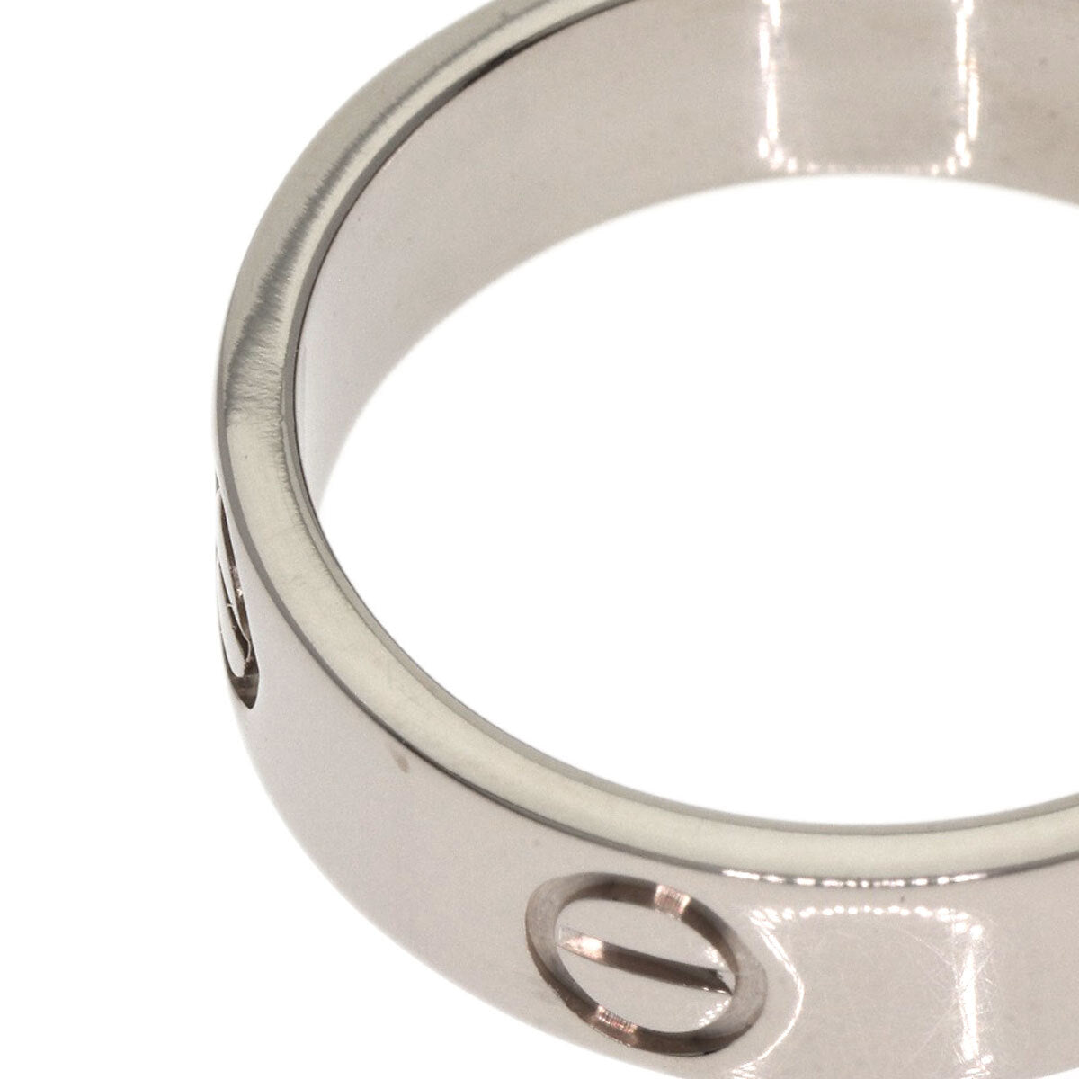 Cartier Ring Love Ring #55 K18 White Gold