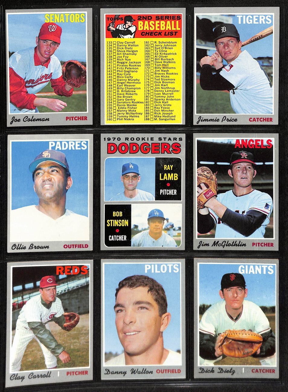 1970 Topps Baseball Card Complete Set (1-720)