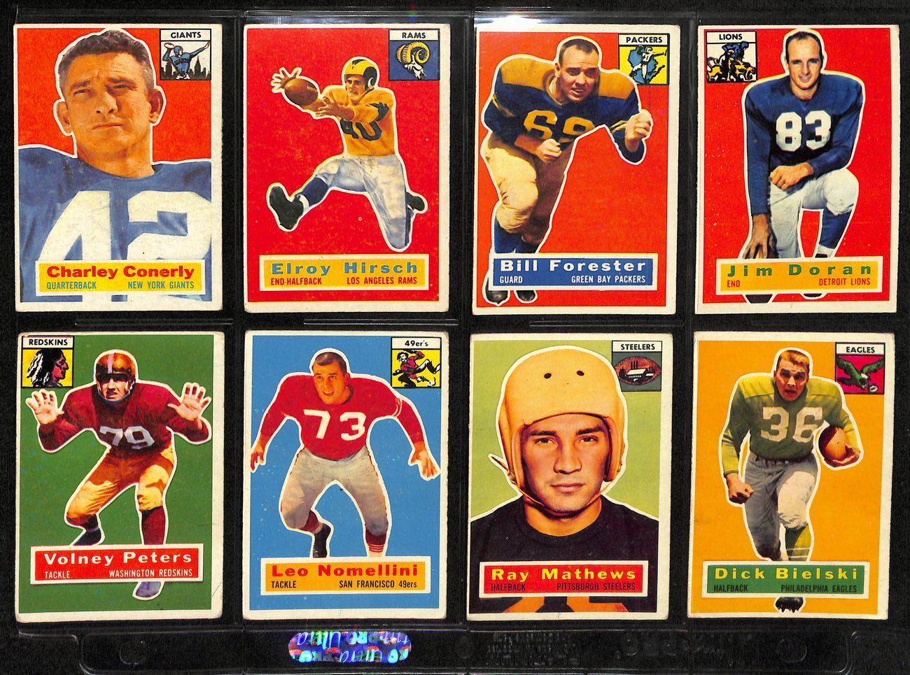 1956 Topps Football Card Complete Set (1-120)
