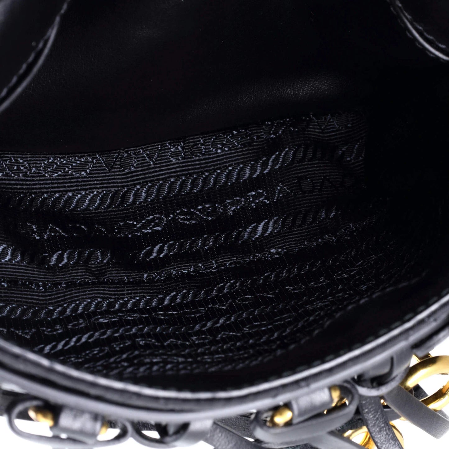 Prada Corsaire Belt Bag Embroidered Quilted Tessuto Small