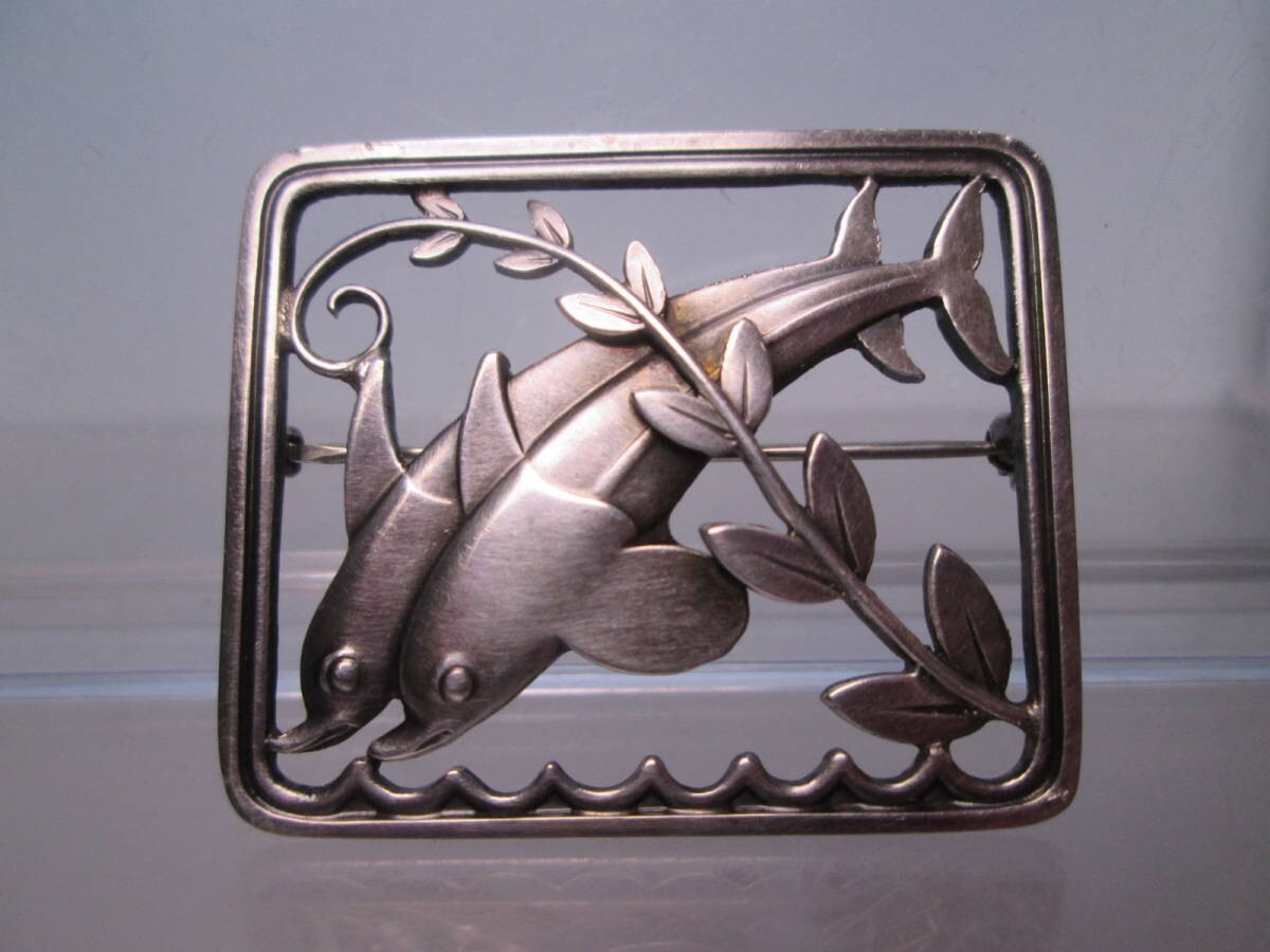 Georg Jensen. Malinowski Sterling Silver Brooch