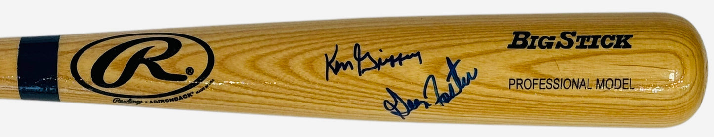 Ken Griffey & George Foster Autographed Rawlings Big Stick Bat