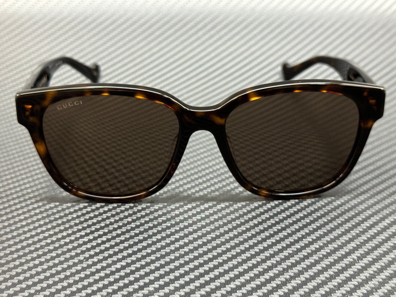 GUCCI GG1430SK 002 Havana Brown Men's Large 57 mm
