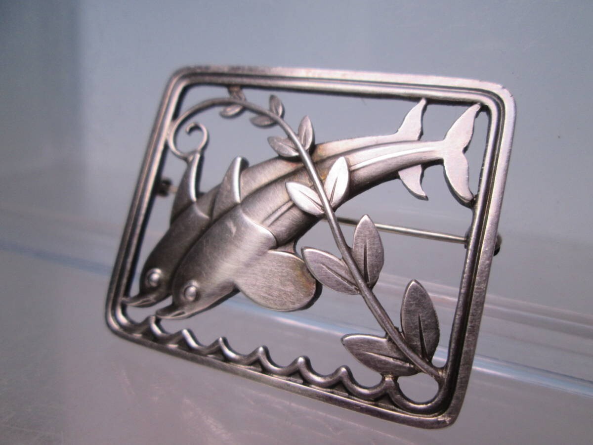 Georg Jensen. Malinowski Sterling Silver Brooch