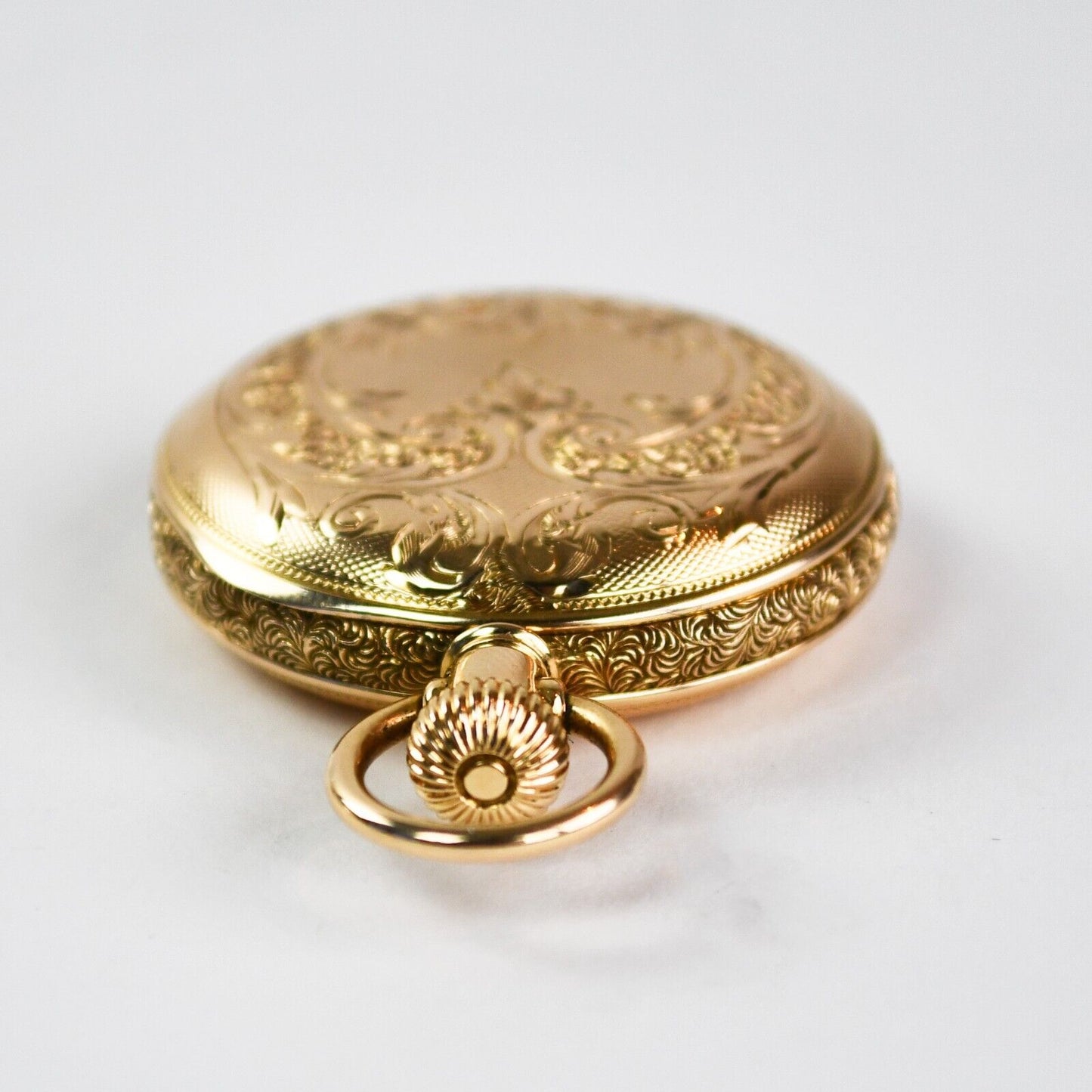 14K Yellow Gold Waltham Pocket Watch Size 0