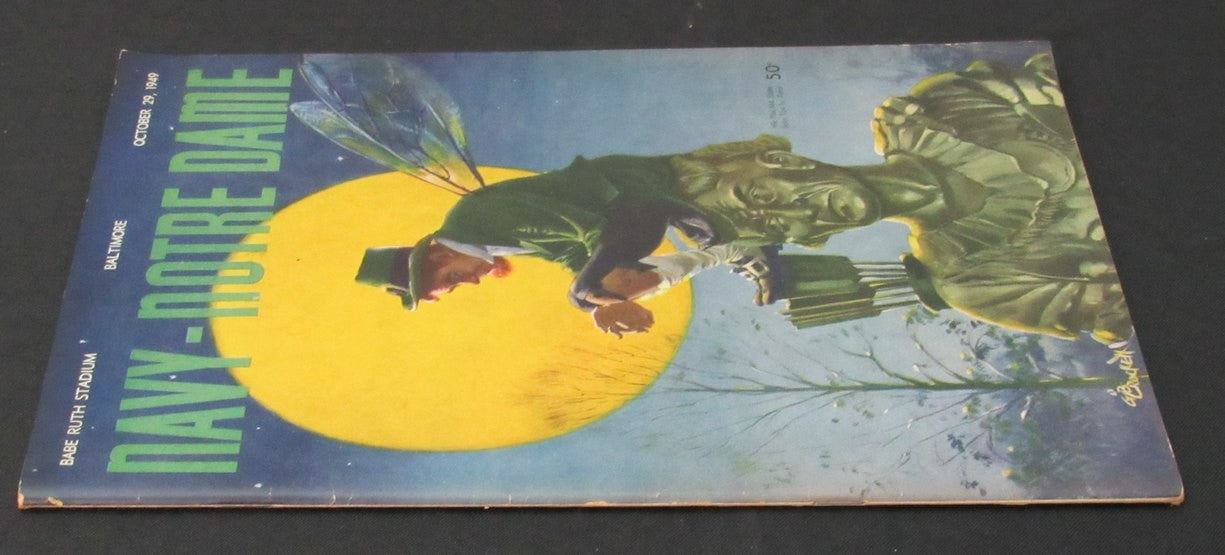 10/2/1949 Navy Vs. Notre Dame College Program 185939