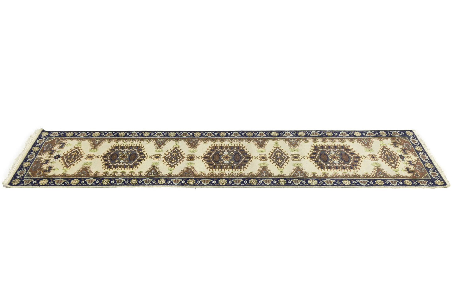 Handmade Wool Oriental Runner Rug Tribal