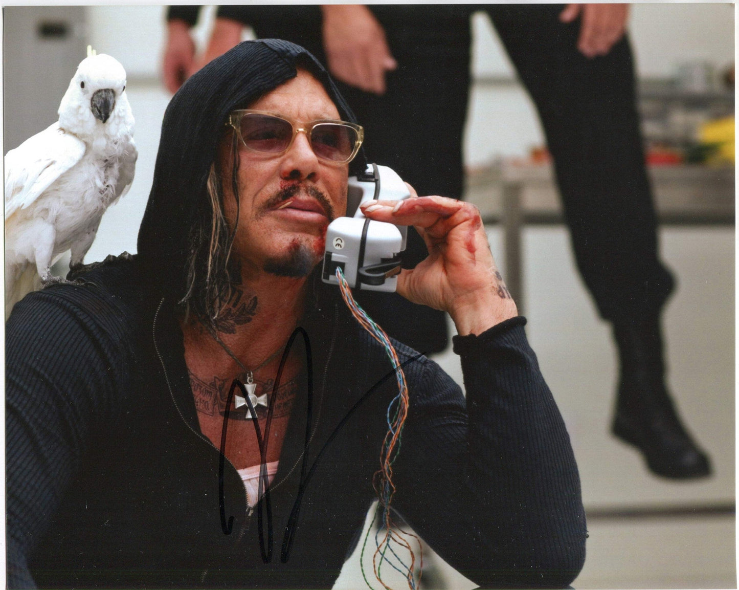 Mickey Rourke Autographed 8X10 Photo