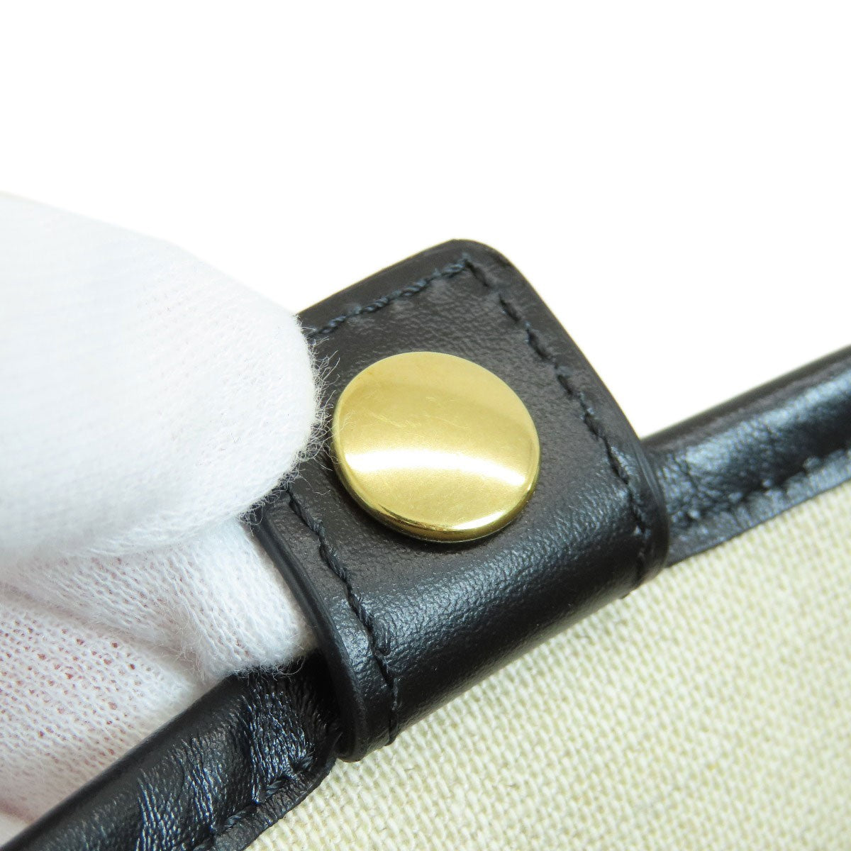 Canvas CELINE Small Bucket Triomphe Shoulder Bag