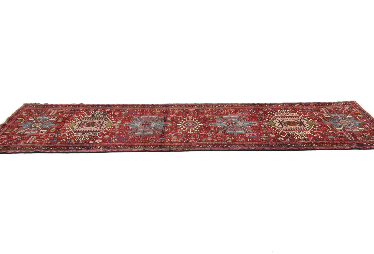 Tribal Vintage Oriental Runner Rug Farmho Hallway