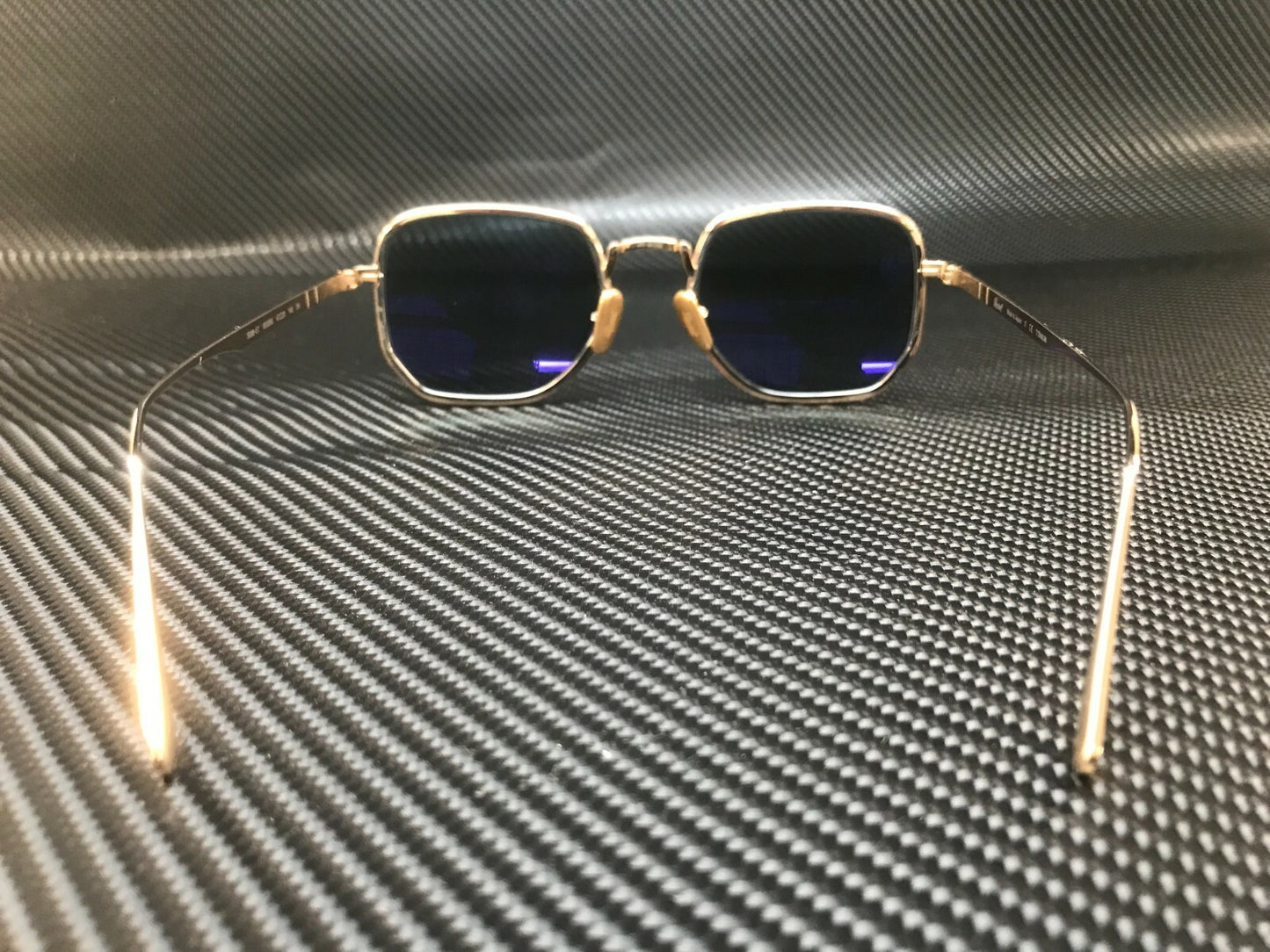 Persol Po5006St 800556 Gold Silver Square Round