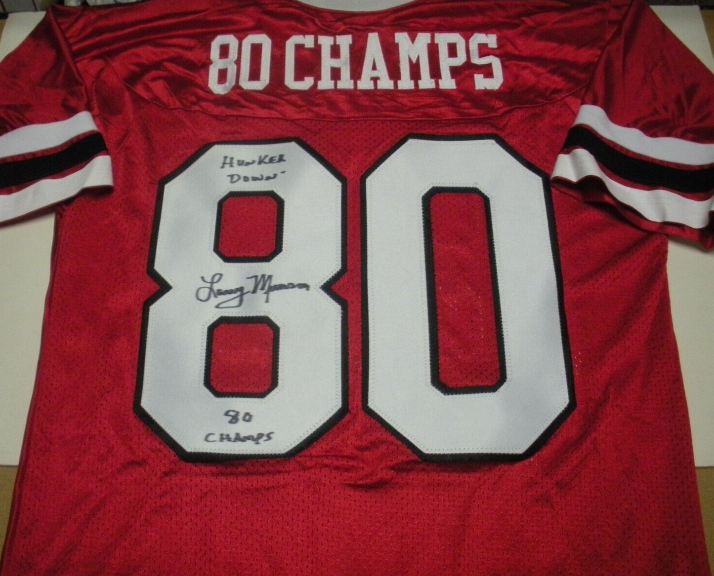 Larry Munson Georgia Bulldogs 80Champ W/Coa