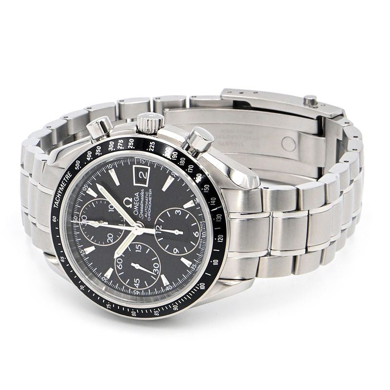 Omega Speed Master Date 3210.50.00 Black Case Size 40Mm Men'S Used Watch #4108