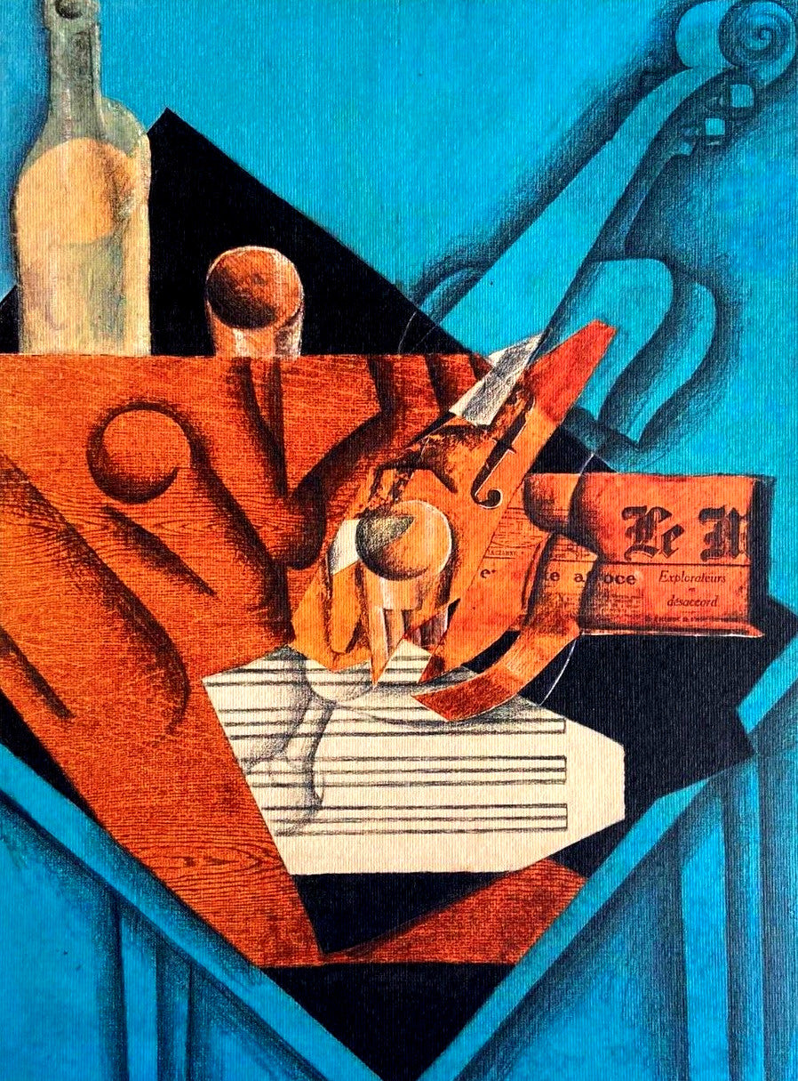 Juan Gris Lithograph Coa Numbered A Hand Signed -Piet Mondrian