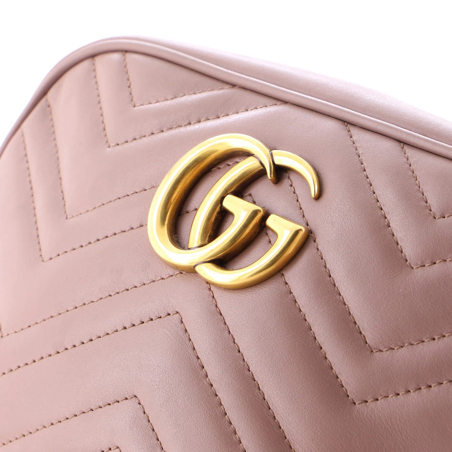 Gucci Gg Marmont Shoulder Bag Matelasse Leather Small