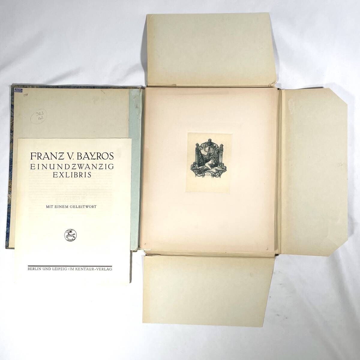 21 Exlibris Von Franz Von Bayros Limited Edition 500 1920S Art Nouveau Portfolio