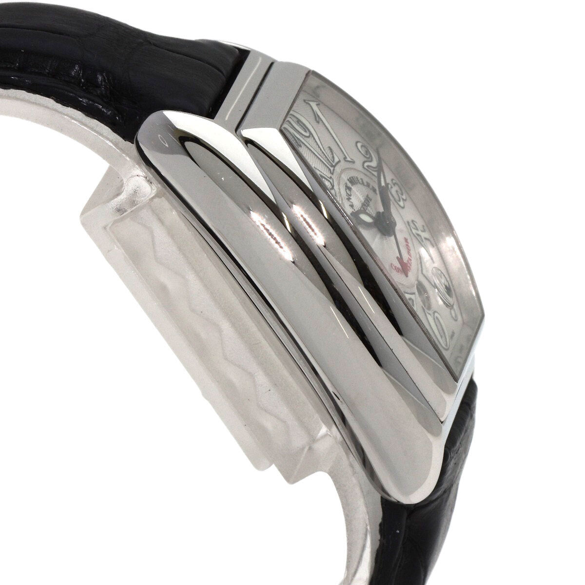 Franck Muller Conquistador Watches 8002Lsc Stainless Steel/Leather Ladies