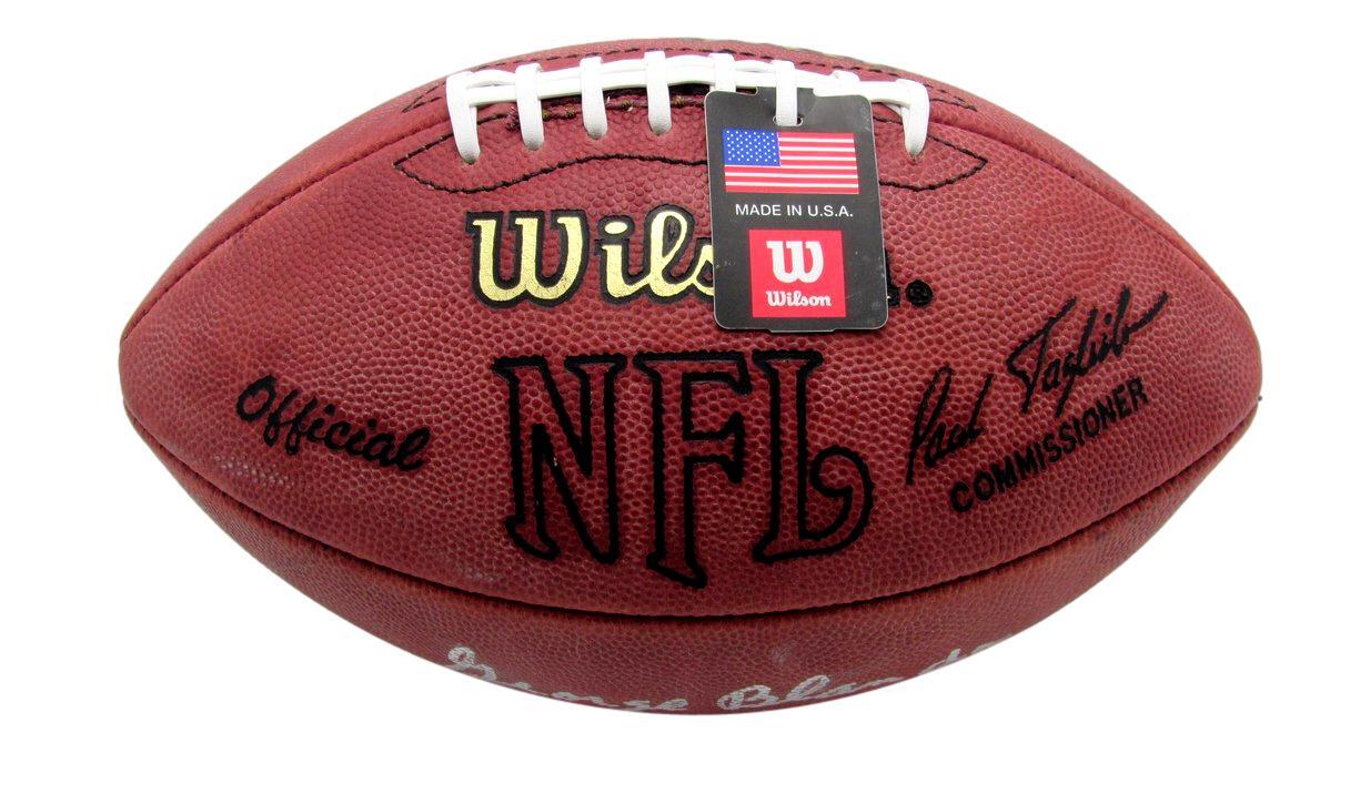 George Blanda Hof Signed/Inscribed Wilson Nfl
